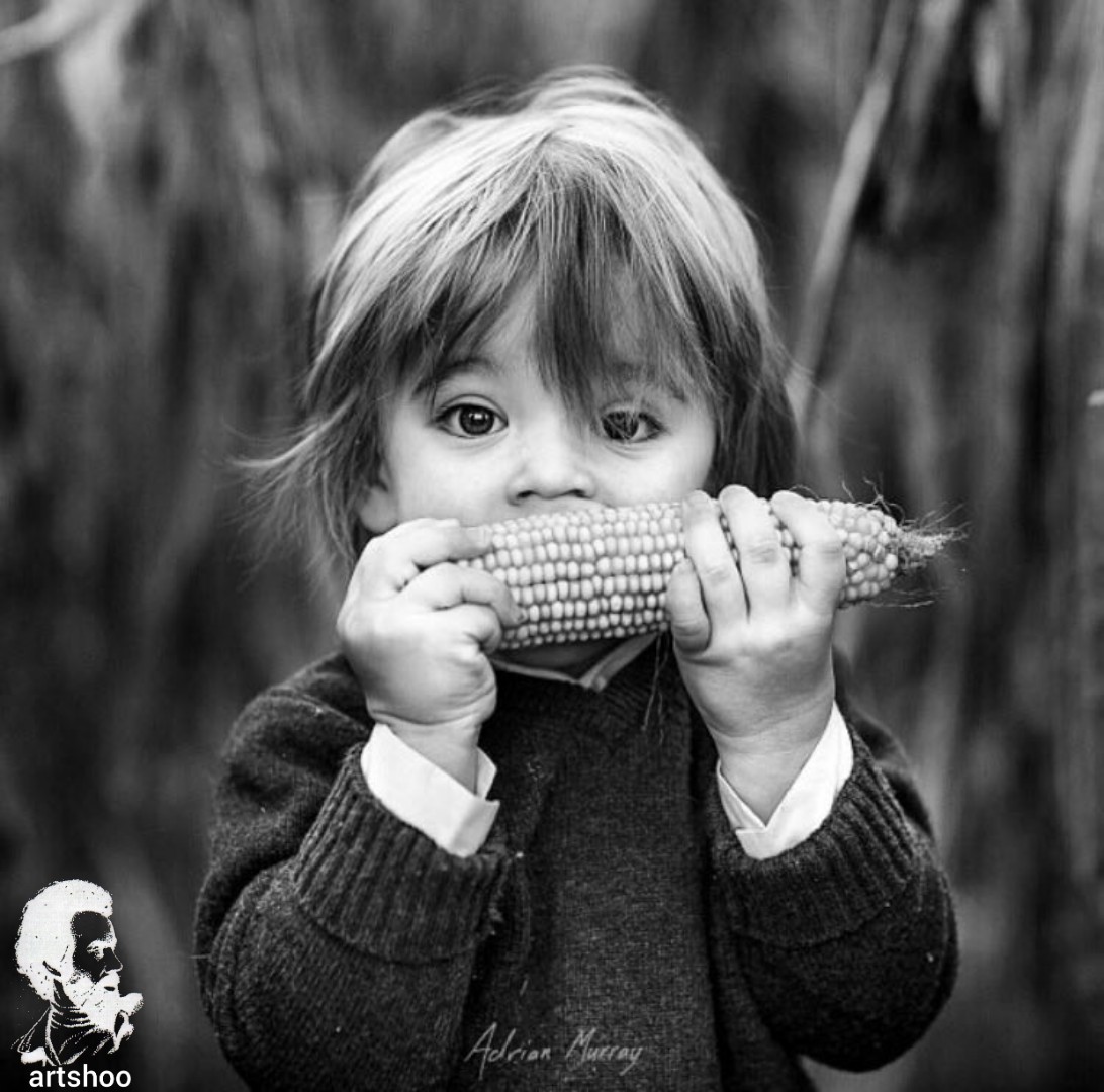 مدل کودک سیاه قلم